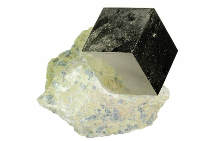 Pyrite Cube In Matrix - Navajun, Spain #105393